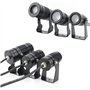Projecteur De Sol Lumières - Spot À Faisceau LED Exterieur, IP67 Étanche Projecteur LED Projecteur De Mur Extérieur De Bâtiment 