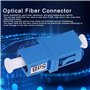 ViaGasaFamido Atténuateur d'adaptateur de Bride de coupleur de connecteur de Fibre Optique de Mode LC/UPC-5DB Unique pour Le Com