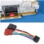Adaptateur Iso Câble Convertisseur，16 Broches Vers Mini Câble De Câblage De Prise Iso 8 Broches ，fiche Faisceau Auto Autoradio