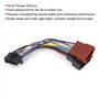 Adaptateur Iso Câble Convertisseur，16 Broches Vers Mini Câble De Câblage De Prise Iso 8 Broches ，fiche Faisceau Auto Autoradio