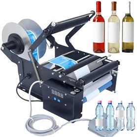 YANGYMM Etiqueteuse éLectrique pour Bouteilles Rondes
