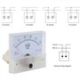 85C1 DC 0~100MA pointeur ampèremètre analogique panneau de courant ampèremètre indicateur de précision instrument de mesure