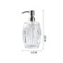 Distributeur Savon Liquide Distributeur de savon de luxe Crystal Light Lotion haut de gamme Gel douche Shampooing Distributeur B
