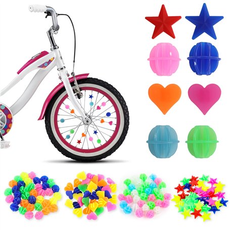 288 pièces Réflecteurs de Rayons de vélo pour Enfants