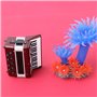 de Fin d'année Accordéon Miniature, 6CM Miniature en Bois Rouge modèle d'accordéon modèle Instrumental avec boîte délicate Music