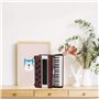 de Fin d'année Accordéon Miniature, 6CM Miniature en Bois Rouge modèle d'accordéon modèle Instrumental avec boîte délicate Music