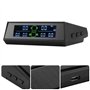 Aukson Systèmes de Surveillance de la Pression des pneus Détecteur TPMS de Solaire avec capteur Externe LCD 6 pour VR