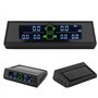 Aukson Systèmes de Surveillance de la Pression des pneus Détecteur TPMS de Solaire avec capteur Externe LCD 6 pour VR