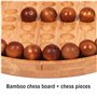 KITCISSL Jeux de Societes Adultes Solitaire en Bois Activité Cognitive Diamant Chess Jeux de Plateau Puzzle Solitaire Board Jeu 
