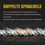 MOXPIFY Foret SDS Plus 10 x 800 mm avec double hélice pour marteau perforateur, béton, pierre, pierre naturelle