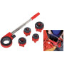 Rothenberger Industrial 070669E Super Cut Coffret Cage porte Filiére avec 4 Tetes 1/2" - 3/4" - 1" 4"