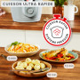 Moulinex Cookeo Wifi 10-en-1, Multicuiseur intelligent haute pression, 10modes de cuisson, Rapide, Sans surveillance, Guide de c