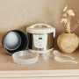 NEWLUX - Robot de cuisine multifonction 5L, programmable jusqu'à 24H, cuisson automatique, 8 menus préréglés et fonction de main