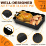 Moule Air Fryer, 3PCS Accessoire Air Fryer pour Ninja Air Fryer 10.4L AF500EU, Moule Silicone Air Fryer pour Ninja Foodi Flex 10