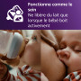 Philips Avent Lot de 2 tétines pour biberon à Réponse Naturelle 0% BPA, Débit 6 liquides épaissis pour Bébé de 6 mois + (modèle 