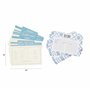 C.R. Gibson True Blue Lot de cartes de recettes et boîte Multicolore 10,4 x 16,8 cm