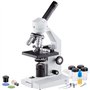 Microscope vétérinaire 40X-2000X avec platine mécanique.