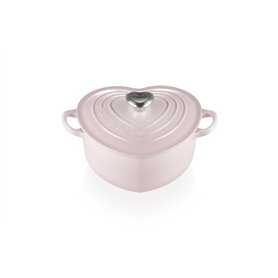 Le Creuset Casserole en forme de cœur avec poignée en fonte en forme de cœur 20 cm