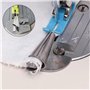 JINJUMEI Lot de 5 Accessoires pour Machine à Coudre,1 Guide de Couture Magnétique+4 pcs Sewing Rolled Hemmer Foot(7-10mm), Outil