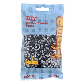 Hama - 207-62 - Loisirs Créatifs - Perles et Bijoux - Sachet 1000 Perles Argent