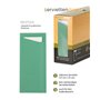 serviettendirekt.de ALLES FÜR DEN GEDECKTEN TISCH Prime Fit Lot de 100 sacs à couverts en eucalyptus 85 x 190 mm avec serviette 