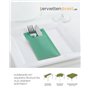 serviettendirekt.de ALLES FÜR DEN GEDECKTEN TISCH Prime Fit Lot de 100 sacs à couverts en eucalyptus 85 x 190 mm avec serviette 