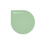 BUZZUFY Tapis d'établi antistatique doux en forme de goutte Vert 165 x 165 mm