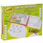 CRAYOLA Bloc de traçage lumineux – Rose – Alimentation LED brillante dans une tablette ultra fine