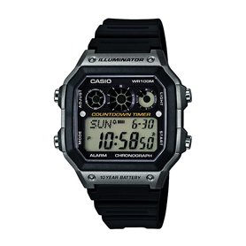 Casio Homme Digital Quartz Montre avec Bracelet en Plastique AE-1300WH-8AVCF