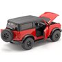 Maisto 531456 Ford Bronco Wildtrak, échelle 1:18, rouge