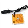 Miroir de signal de survie avec sifflet d'urgence et corde