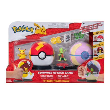 Pokémon Jeu d'attaque Surprise - Pikachu de 5