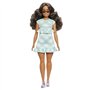 Barbie - Poupée Barbie Fashionistas Robe Vert Menthe avec lunettes - Barbie - HYT96