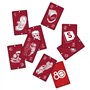 UNO - Jeu de cartes Rouge Rubis - 80eme anniversaire de Mattel - Pour toute la famille - UNO - JGK30
