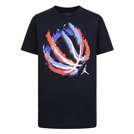 T shirt à manches courtes Enfant Jordan Jdb Bball Fire Ss Noir