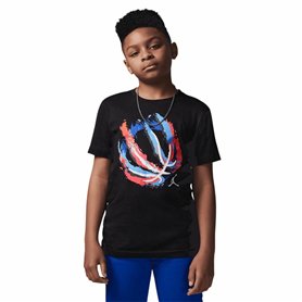 T shirt à manches courtes Enfant Jordan Jdb Bball Fire Ss Noir