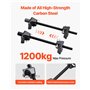 VEVOR Compresseur Ressort Amortisseur pour Voiture 2PCs, Outil de Compression de Jambe de Force Pression 1,2 T, Tendeur de Resso