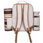 VEVOR Sac à Dos Isotherme pour 4 Personnes, Sac à Dos de Pique-Nique avec Compartiment Isotherme, Porte-Bouteille Amovible, Couv
