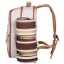 VEVOR Sac à Dos Isotherme pour 4 Personnes, Sac à Dos de Pique-Nique avec Compartiment Isotherme, Porte-Bouteille Amovible, Couv