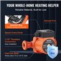 VEVOR LPS25-4S-180 Pompe de Circulation d'eau Chaude, Orange