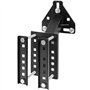 VEVOR Support Roue de Secours Remorque, Porte-pneu de Secours de Remorque Capacité 73 kg Accessoires Nombreux pour Plupart des R
