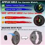 MTHGH Protection Écran pour Garmin Instinct/Instinct (Solar) Tactical Verre Trempé [4 pièces]+ Bouchons anti-poussière 5 pièces,