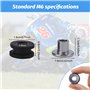 STCRERAG 20 PCS M6 Oeillet Caoutchouc Moto Boulon M6 Moto Acier Rondelles en Caoutchouc Joints en Caoutchouc de Moto Stable Acce