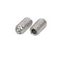sourcing map M4x8mm 304 acier inoxydable vis à ressort prise hexagonal Vis sans tête à bille 10pcs