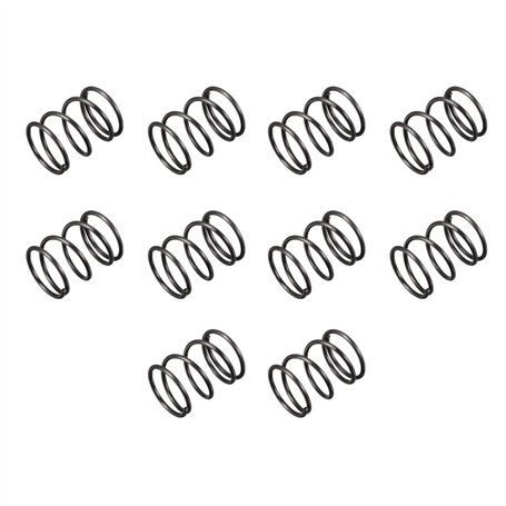 sourcing map Ressort de Compression 1.2mm Fil Diamètre 15mm Externe Diamètre 20mm Longueur Noir 10pcs