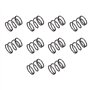 sourcing map Ressort de Compression 1.2mm Fil Diamètre 15mm Externe Diamètre 20mm Longueur Noir 10pcs