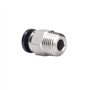 UniTak3D 8Pcs PC4-M10 Connecteur de Tube Droit Pneumatique Bowden Coupleur Hotend d'extrudeuse Bowden Compatible avec les Imprim