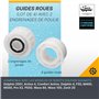 Dolphin Pièce détachée Guide Roue (Lot de 4) avec 2 engranages poulie - Référence 3884997-R6