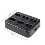 Retevis RT24/RT28/RT21 Talkie Walkie Chargeur à Six Emplacements Charger 6 Radios ou 6 Batteries Pratique et Efficace (1 Pcs)