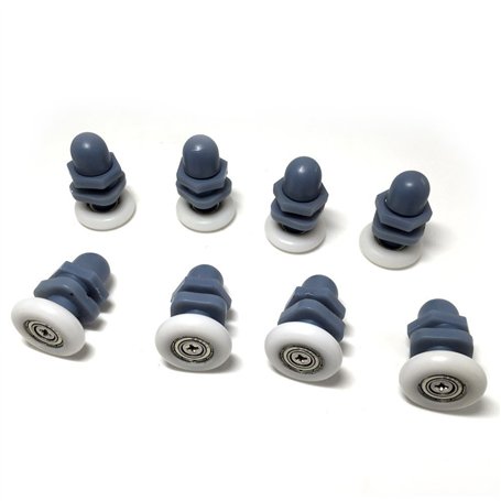 10single Porte de douche coureurs/roues/poulies/guides 23 mm Diamètre